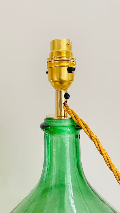 Vintage French Demijohn Bottle Lamp - pre order for mid April