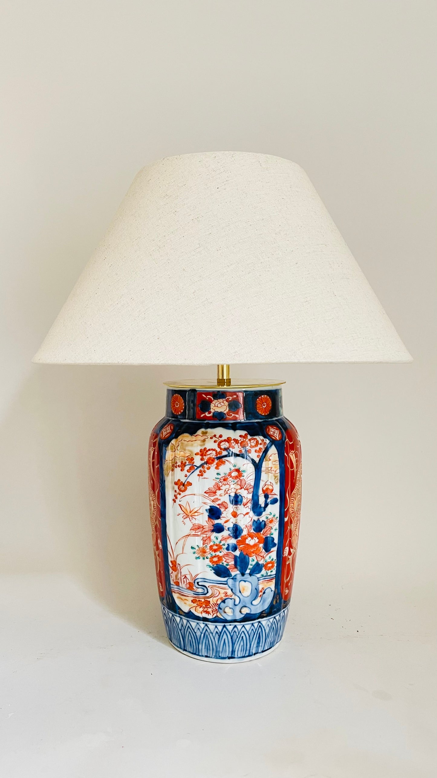 Antique Japanese Imari Lamp - pre order for end of August