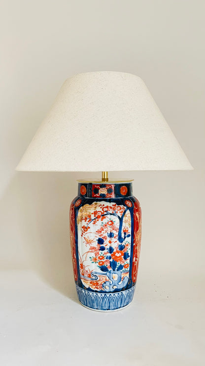 Antique Japanese Imari Lamp - pre order for end of August
