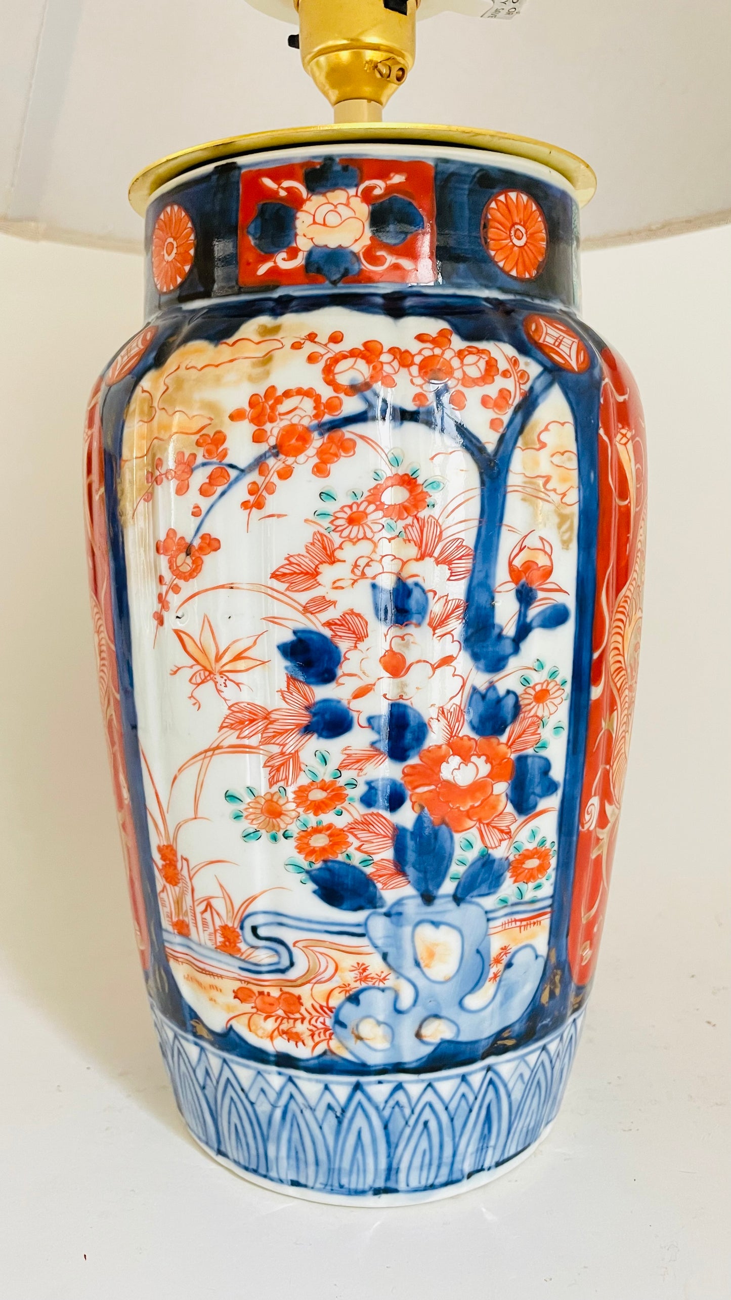 Antique Japanese Imari Lamp - pre order for end of August