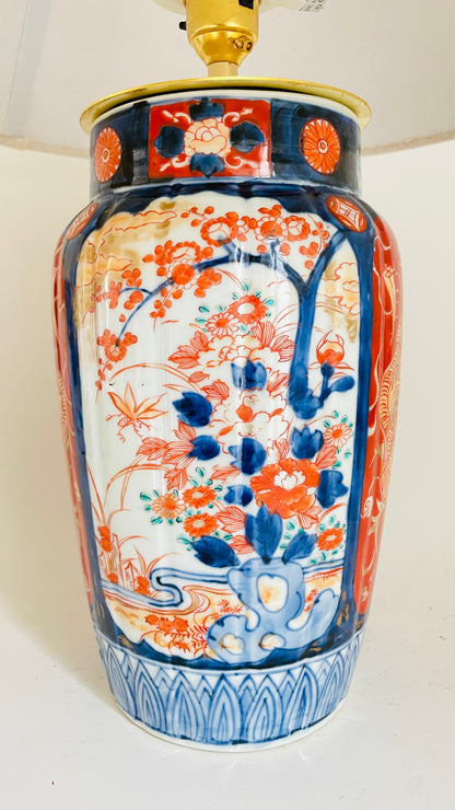 Antique Japanese Imari Lamp - pre order for end of August