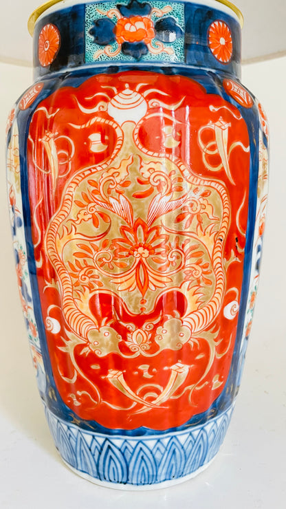 Antique Japanese Imari Lamp - pre order for end of August