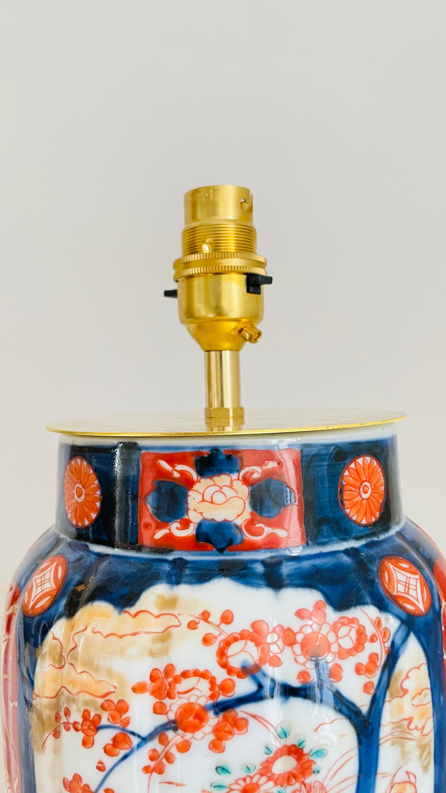 Antique Japanese Imari Lamp - pre order for end of August