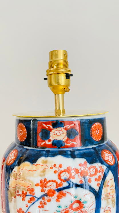 Antique Japanese Imari Lamp - pre order for end of August