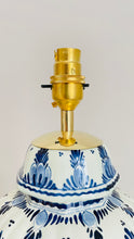 Load image into Gallery viewer, Antique Delft Table Lamp - pre order for early Dec
