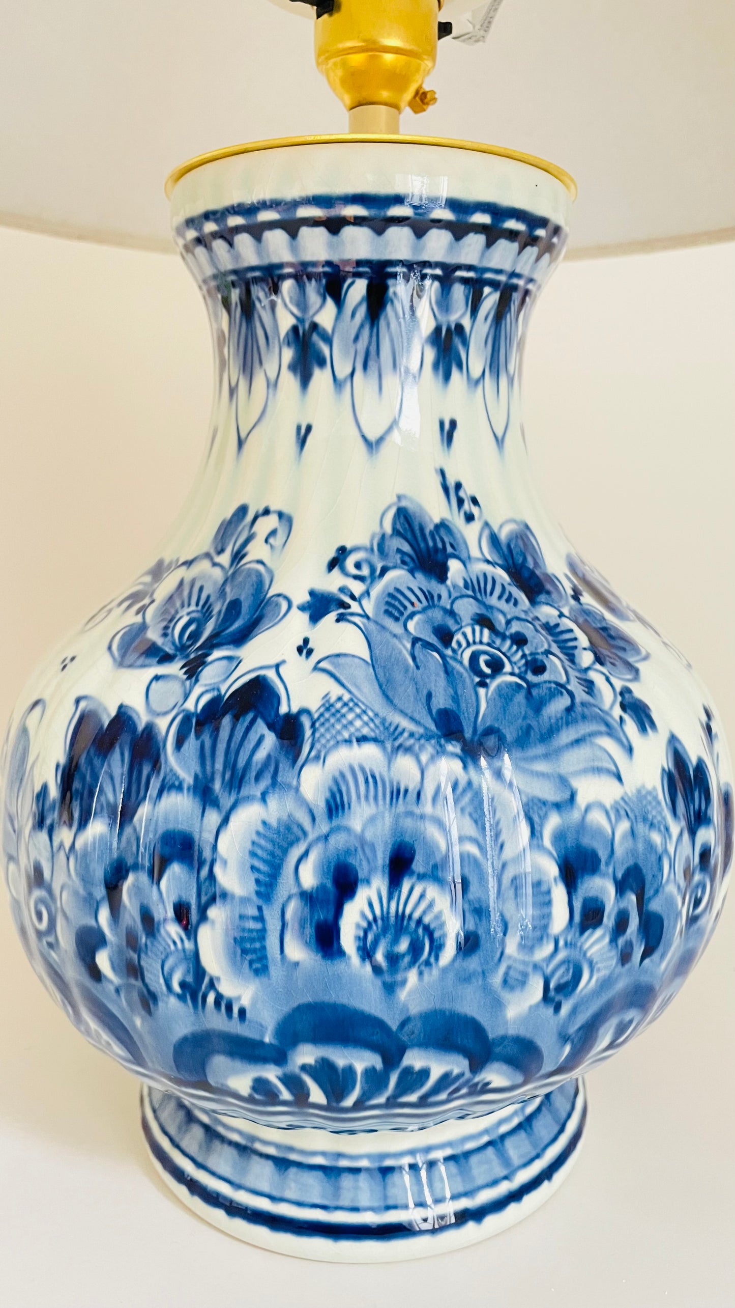 Antique Delft ‘De Porceleyne Fles’ Lamp - pre order for early May