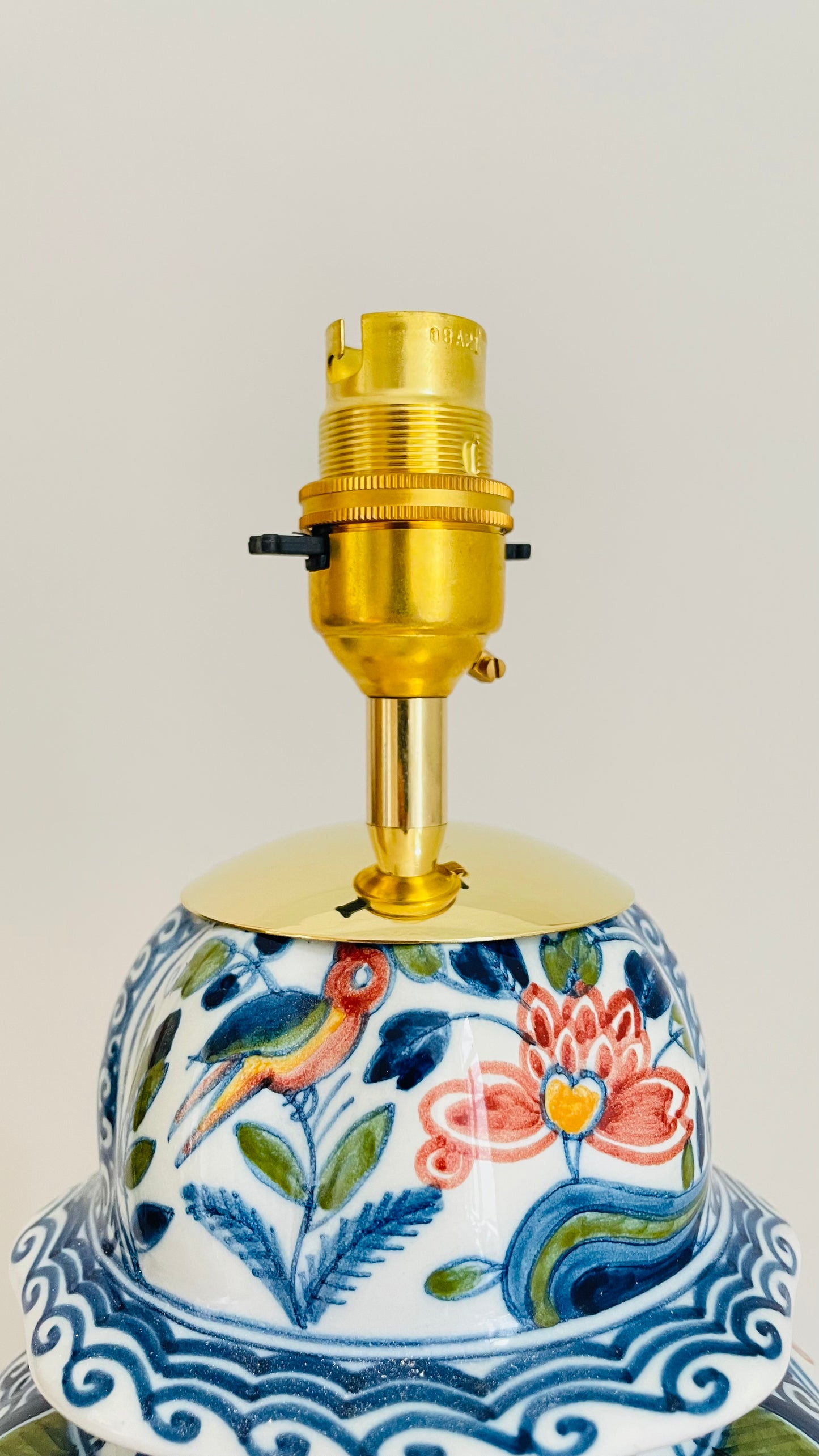 Antique Makkum Jar Lamp - pre order for mid Aug