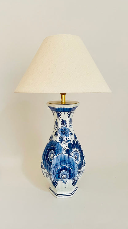 Antique Delft Lamp - pre order for mid Aug