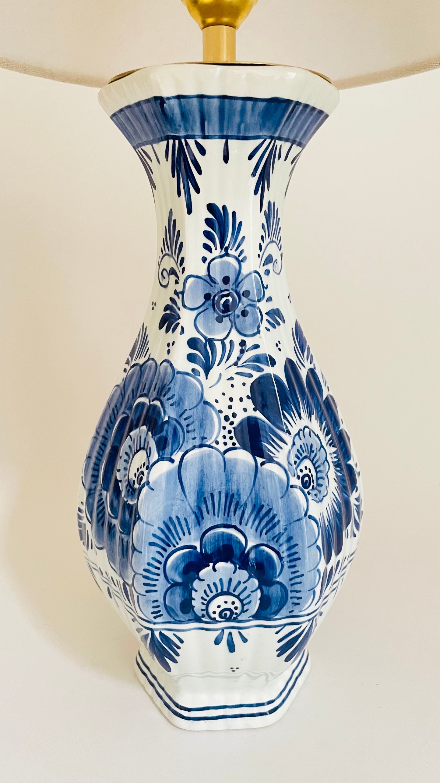Antique Delft Lamp - pre order for mid Aug