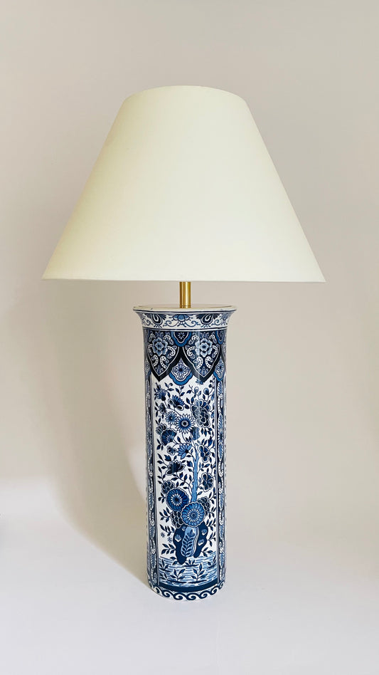 Antique Delft Table Lamp - pre order for early Aug