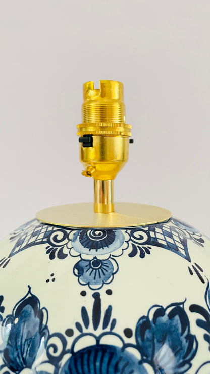 Antique Delft Lamp - pre order for early Oct