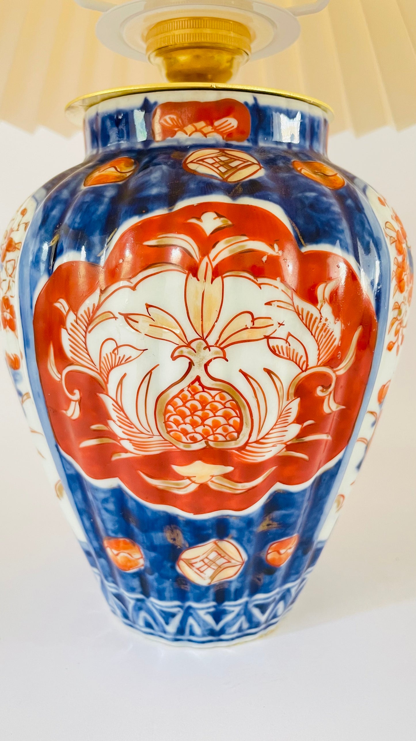 Antique Japanese Mini Imari Lamp - pre order for mid July