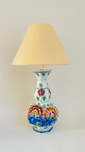 Load image into Gallery viewer, Antique Delft Polychrome Lamp - pre order for end of March
