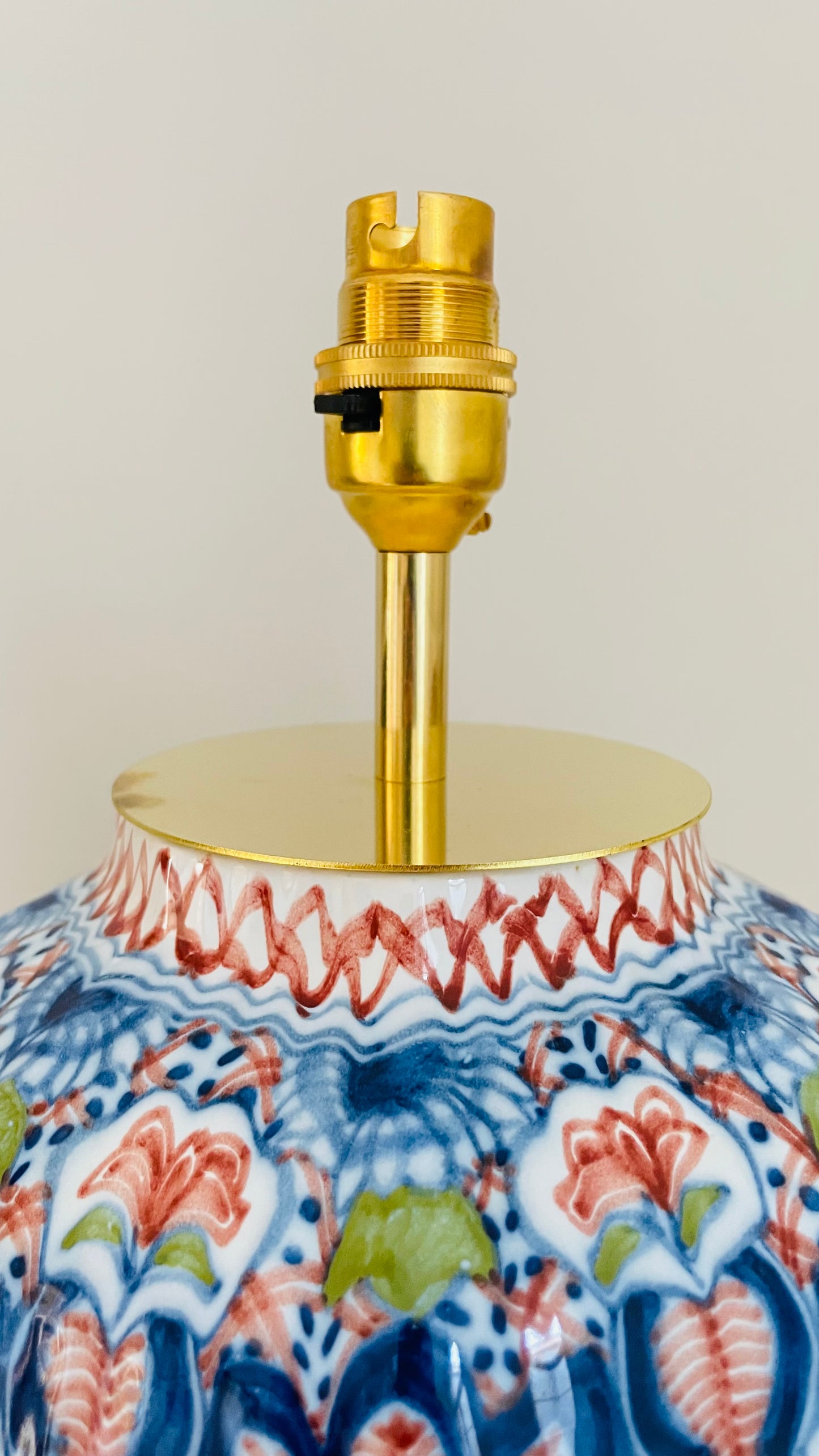 Antique Makkum Lamp - pre order for mid August
