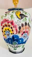 Load image into Gallery viewer, Antique Delft Polychrome Lamp - pre order for mid August
