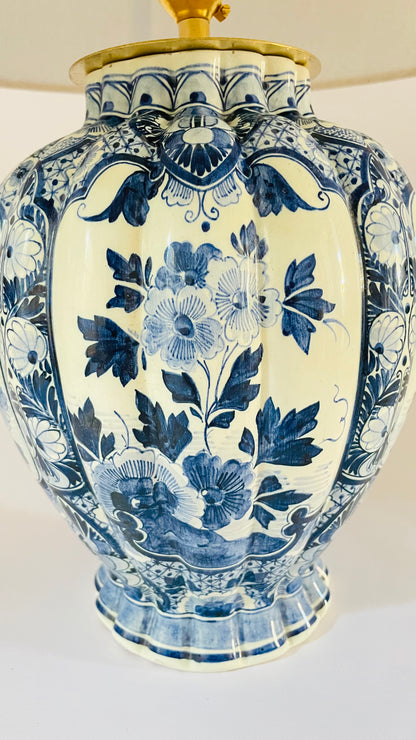Antique Delft Lamp - pre order for end of Nov