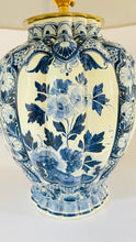 Load image into Gallery viewer, Antique Delft Lamp - pre order for end of Nov
