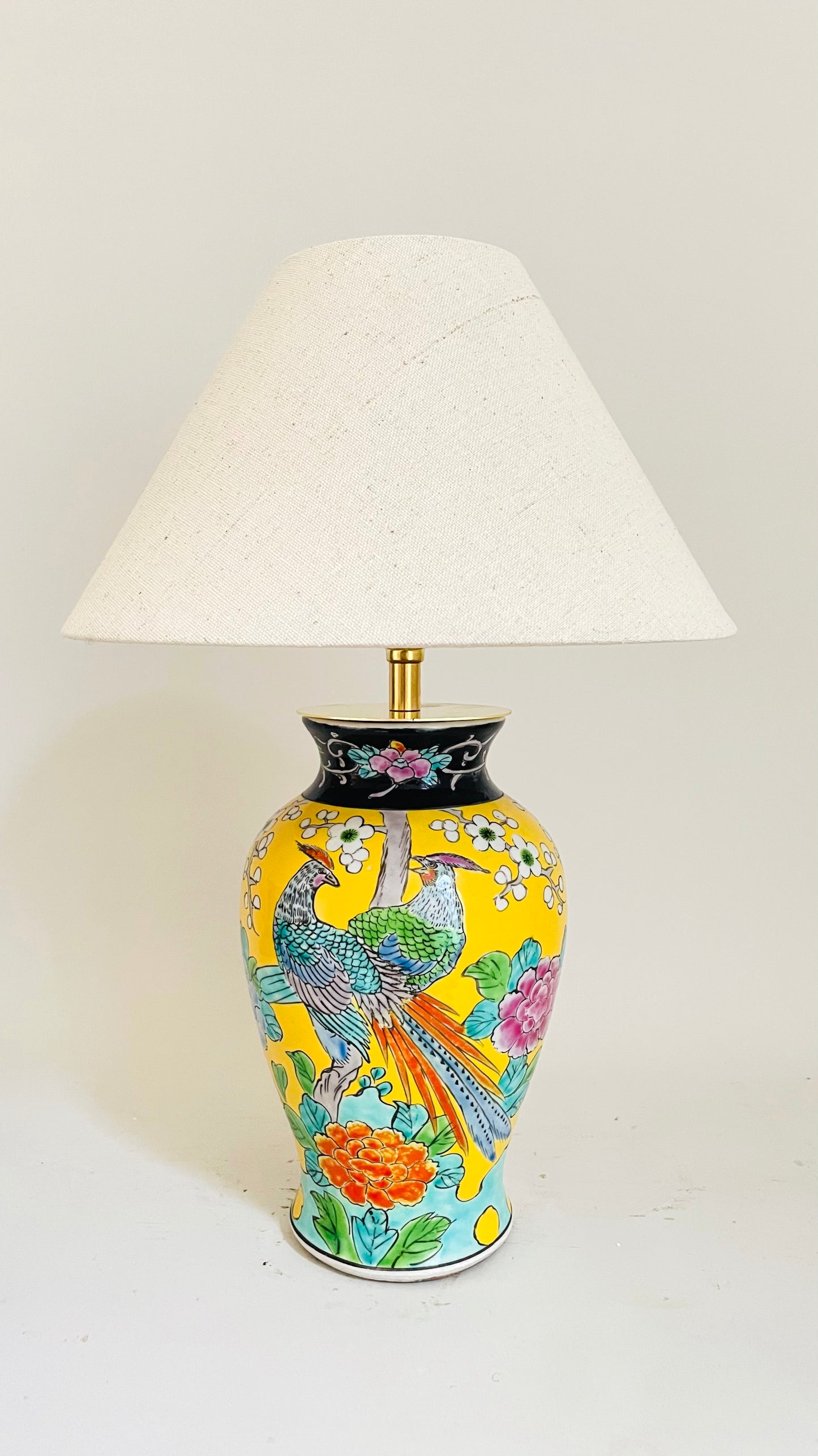 Antique Japanese Bird Lamp - pre order for w/c Dec 19th