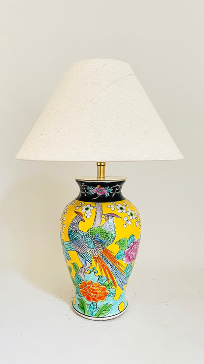 Antique Japanese Bird Lamp - pre order for w/c Dec 19th