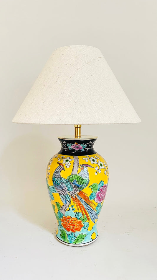 Antique Japanese Bird Lamp - pre order for w/c Dec 19th