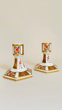 Load image into Gallery viewer, Pair of Vintage Japanese Shimabara Candlesticks

