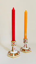Load image into Gallery viewer, Pair of Vintage Japanese Shimabara Candlesticks
