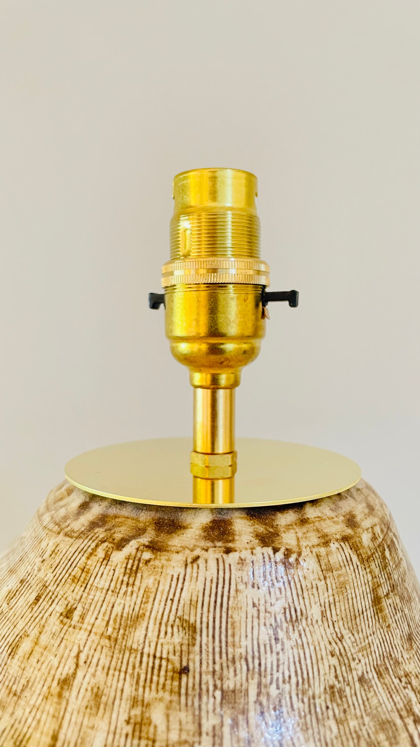 Studio Pottery Lamp - pre order for w/c Dec 19th