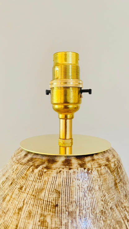 Studio Pottery Lamp - pre order for w/c Dec 19th