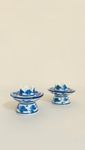 Load image into Gallery viewer, Pair of Vintage Porcelain Candlesticks
