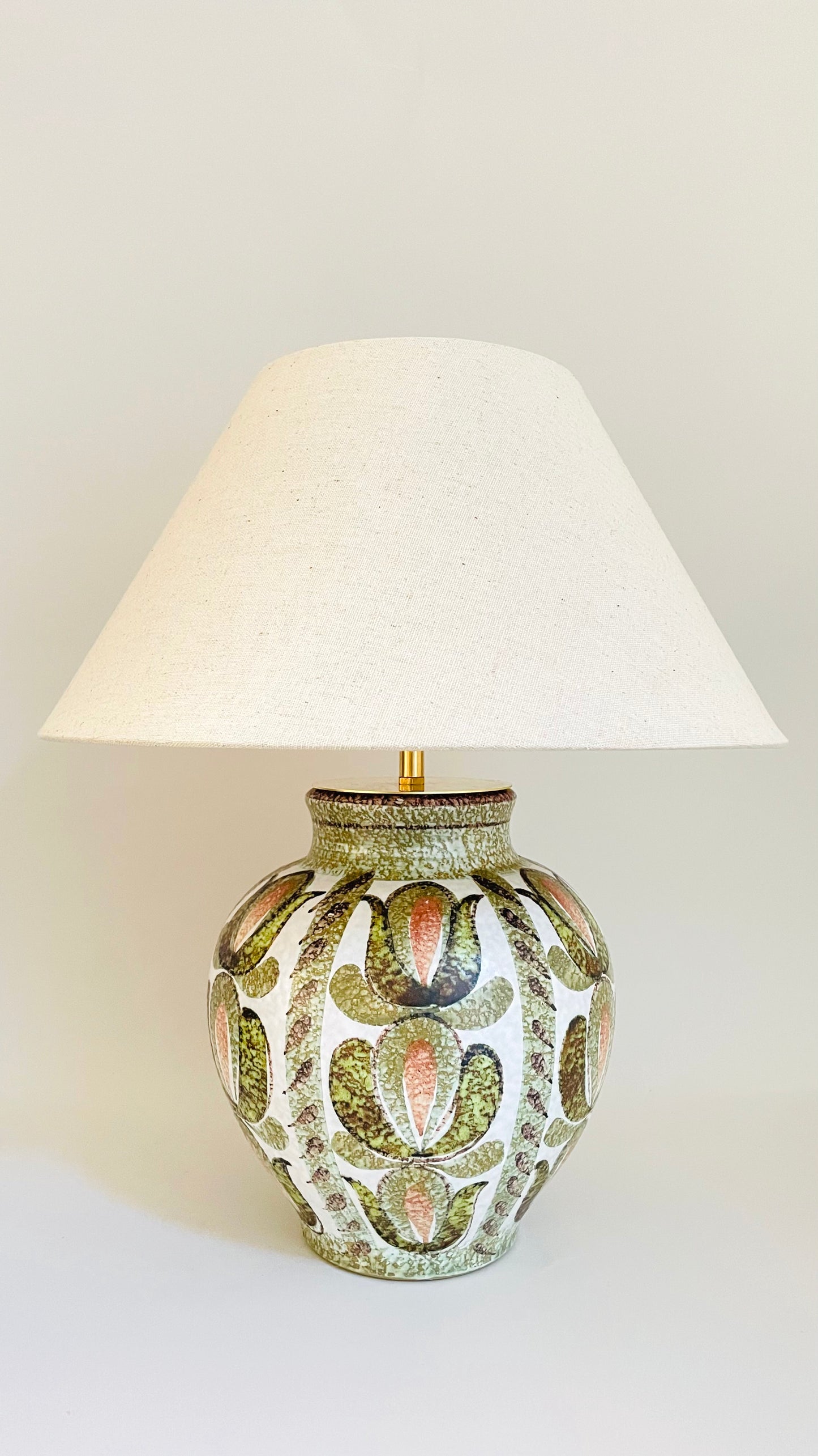 Studio Pottery Lamp - pre order for end of June
