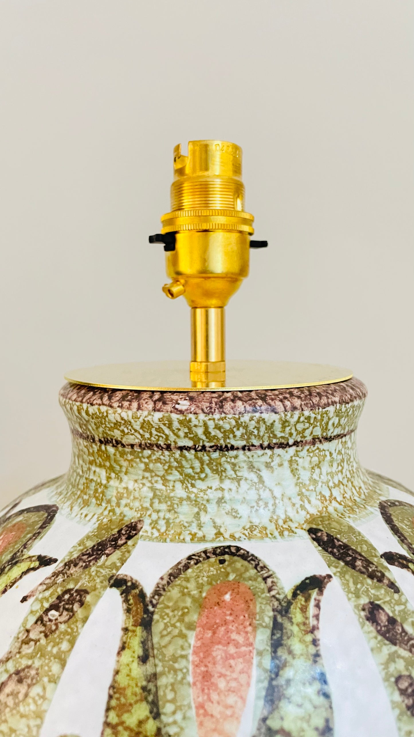 Studio Pottery Lamp - pre order for end of June