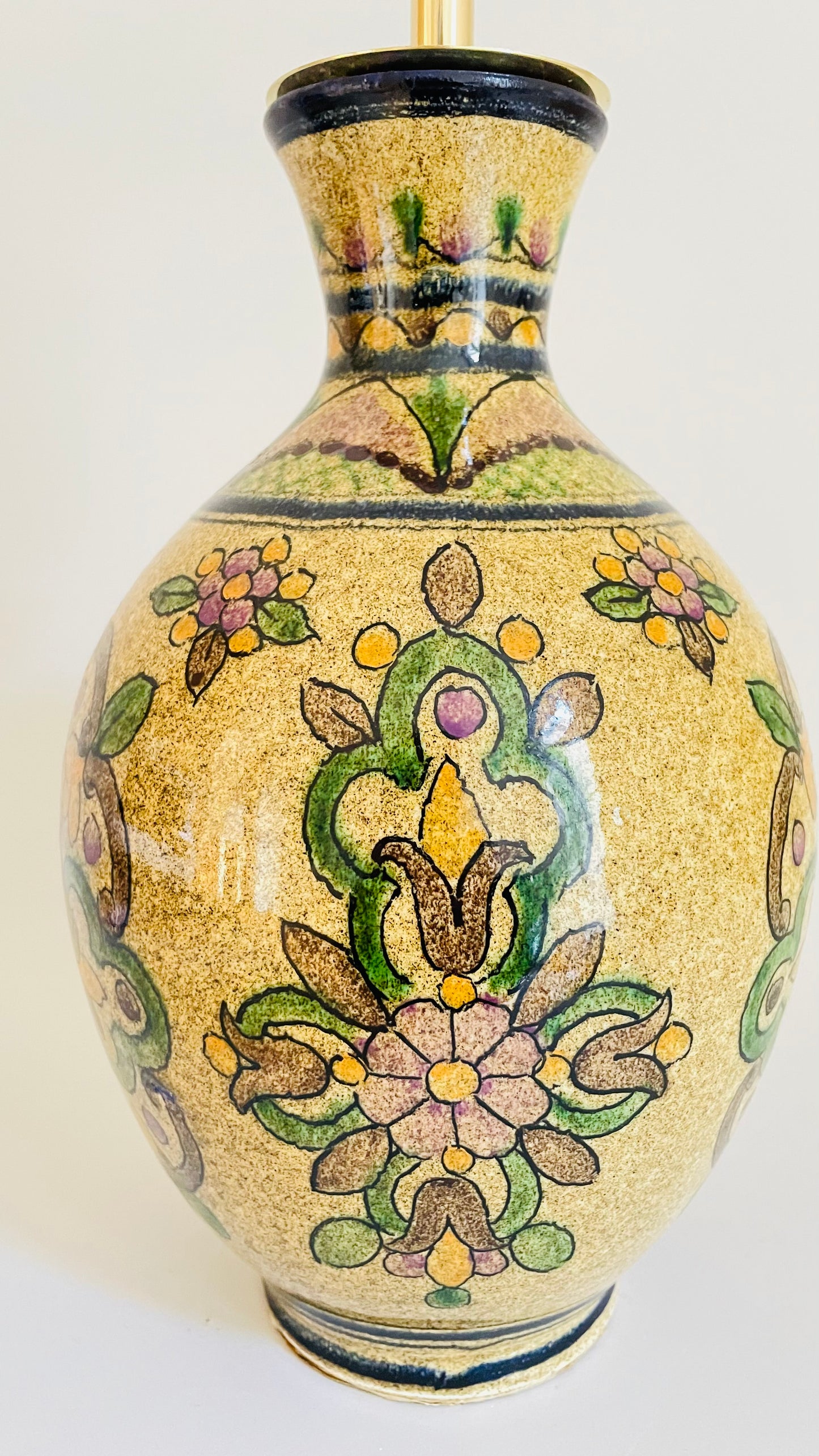 Spanish Pottery Lamp - pre order for mid Feb