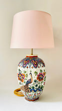 Load image into Gallery viewer, Tall Antique Delft Lamp (damaged) - pre order for mid June

