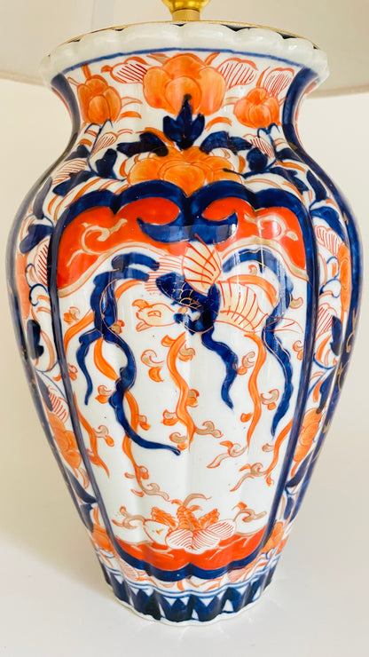 Antique Japanese Imari Lamp - pre order for end of Nov