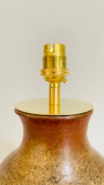 Studio Pottery Lamp - pre order for w/c March 6th