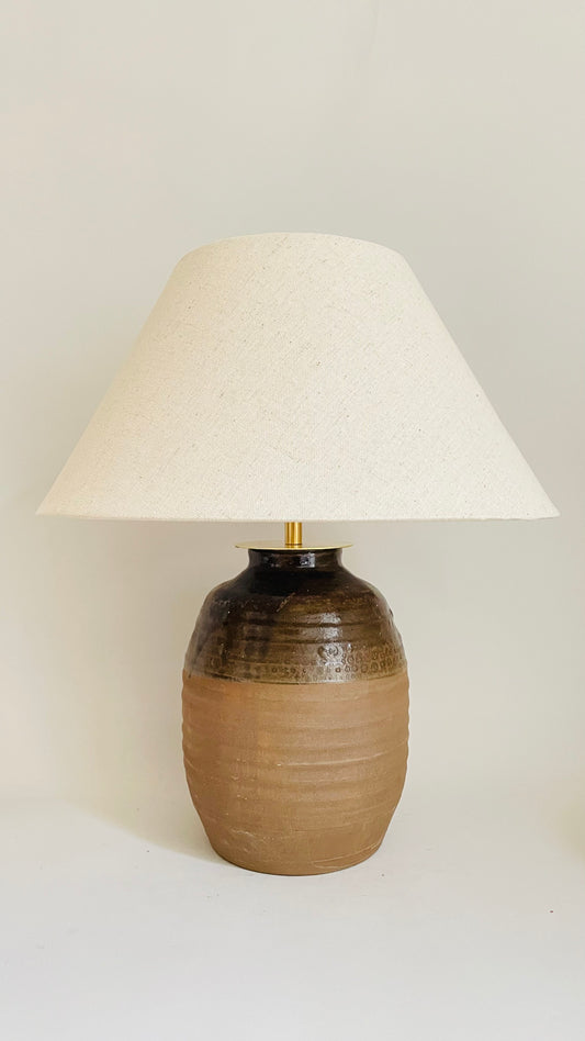 Studio Pottery Lamp - pre order for end of March