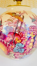 Load image into Gallery viewer, Antique Mason&#39;s Fruit Basket Lamp - pre order for mid March
