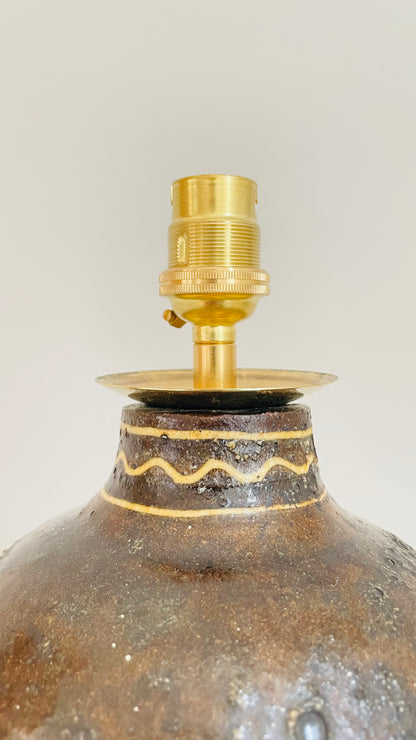 Studio Pottery Lamp - pre order for early April