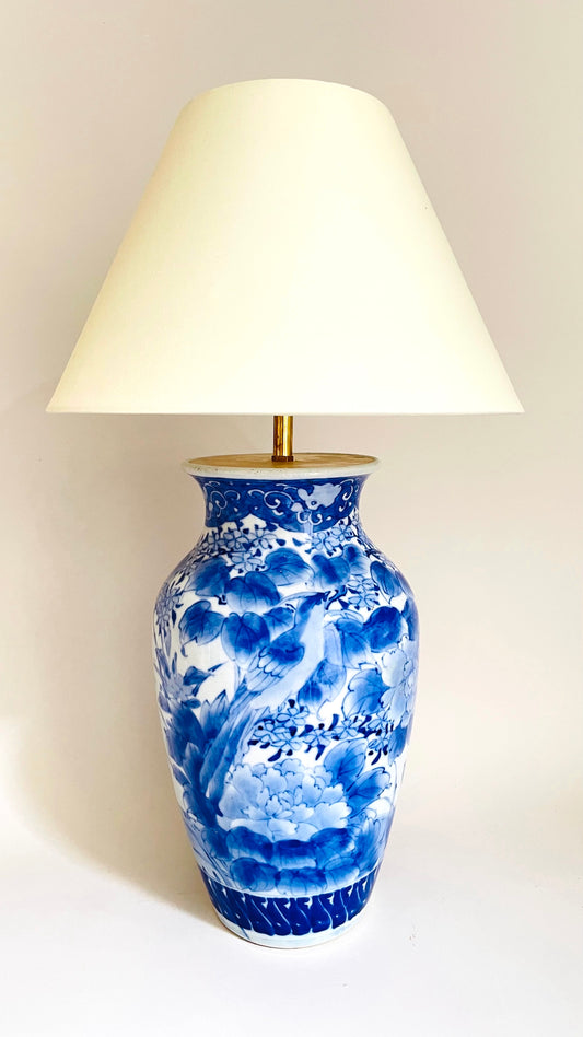 Tall Antique Japanese Lamp - pre order for w/c Sept 5th