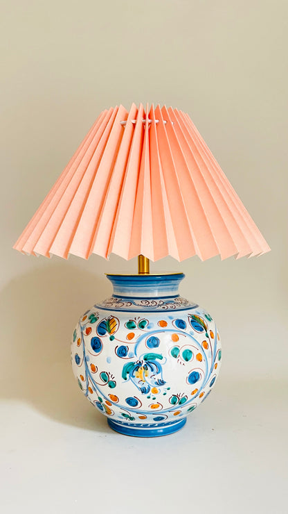 Spanish Pottery Lamp - pre order for end of April