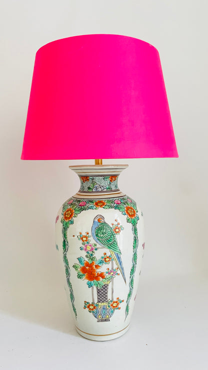 Antique Parrot Lamp - pre order for w/c April 24th