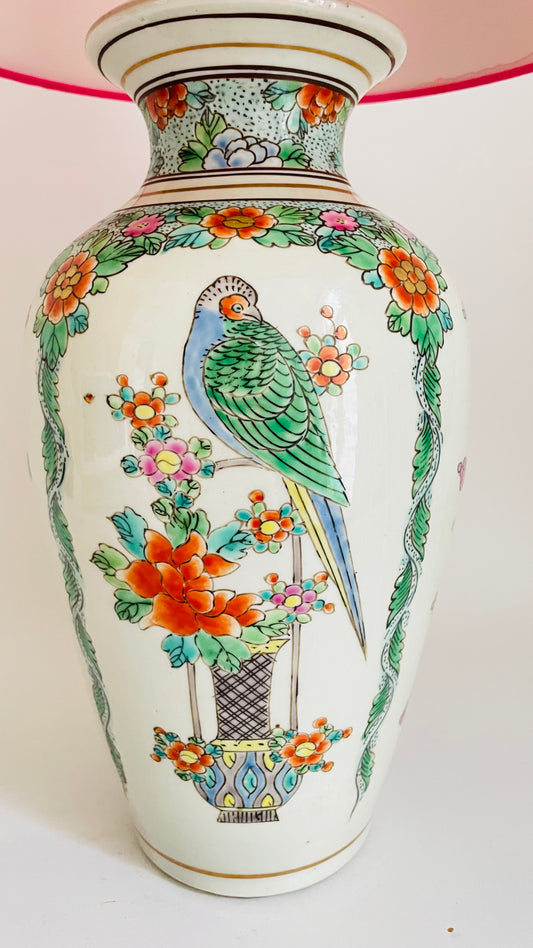 Antique Parrot Lamp - pre order for w/c April 24th