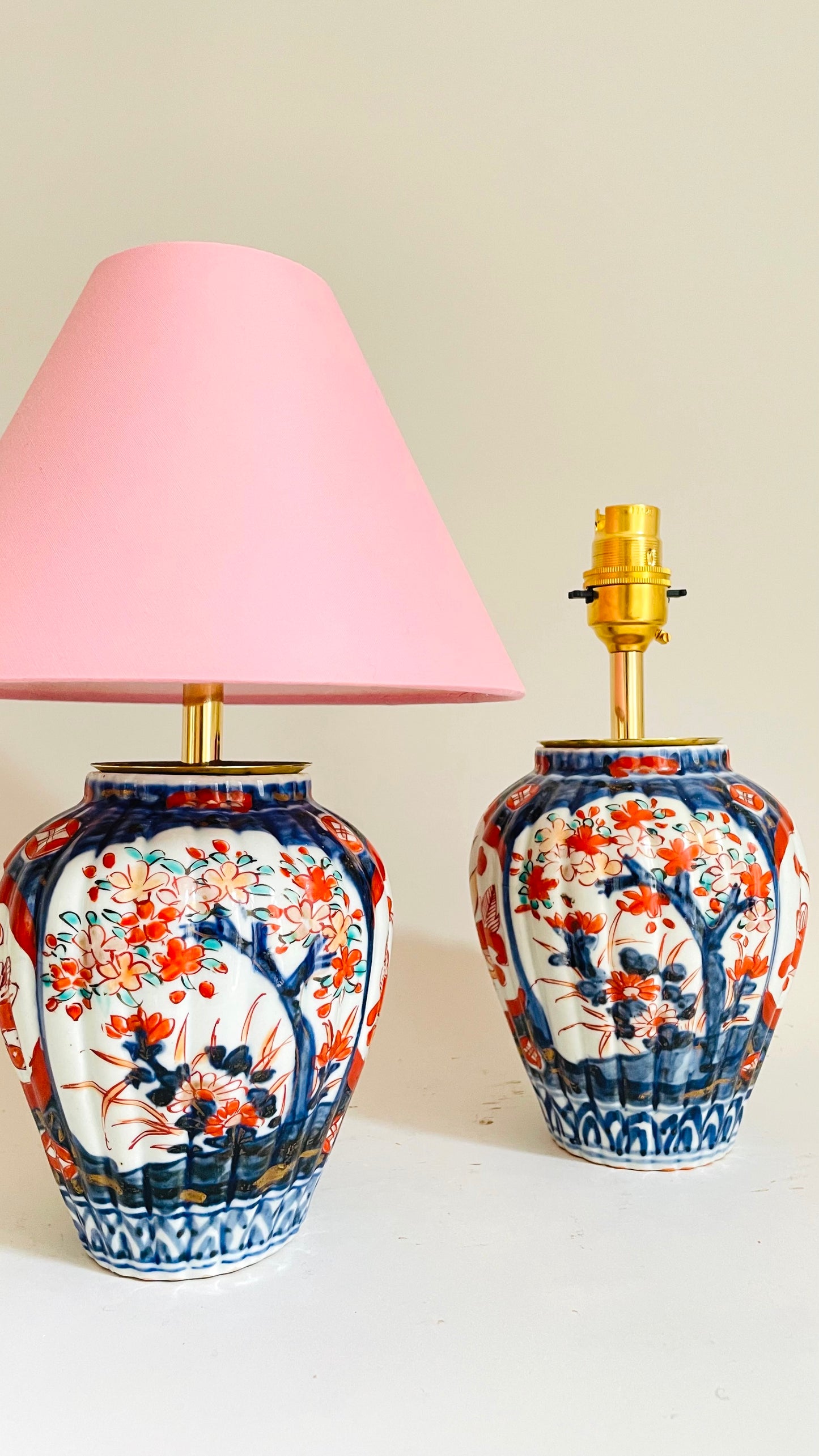 Antique Japanese Mini Imari Lamp - pre order for w/c Dec 12th
