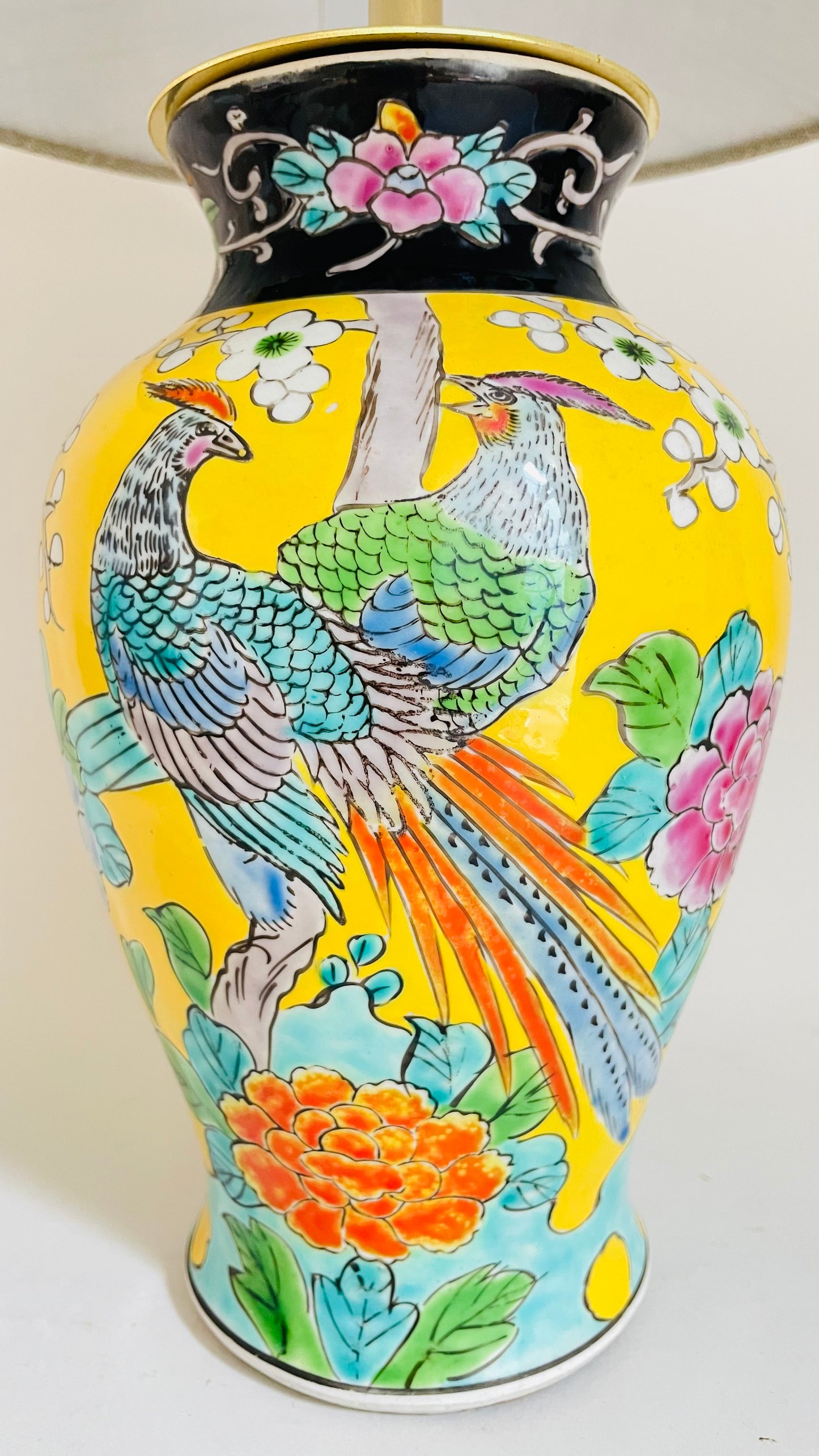 Antique Japanese Bird Lamp - pre order for w/c Dec 19th