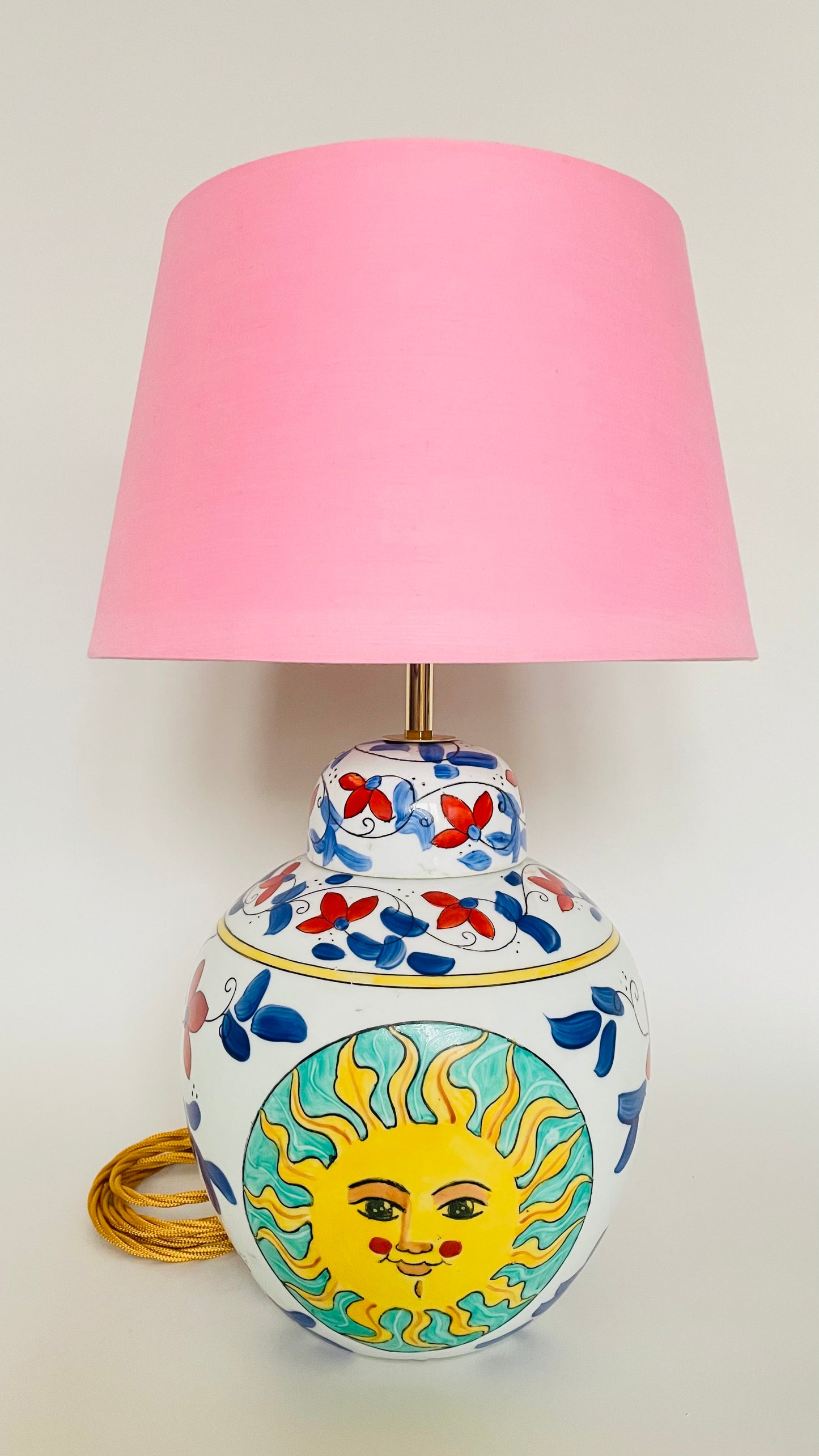 Large Antique Sun Lamp - pre order for mid Feb