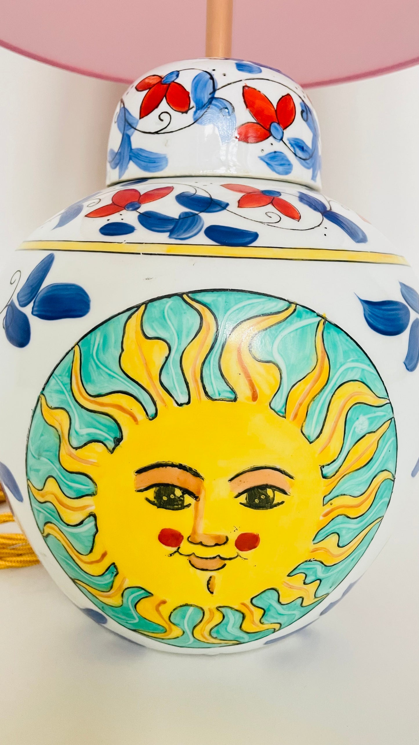 Large Antique Sun Lamp - pre order for mid Feb