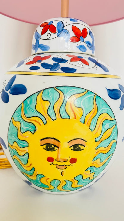 Large Antique Sun Lamp - pre order for mid Feb