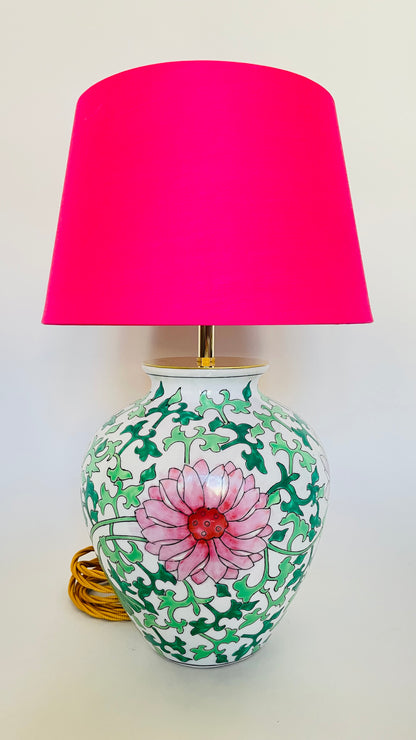 Antique Chinese Flower Lamp - pre order for w/c Feb 7th