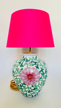 Load image into Gallery viewer, Antique Chinese Flower Lamp - pre order for w/c Feb 7th
