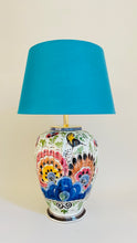 Load image into Gallery viewer, Antique Delft Lamp - pre order for mid Nov
